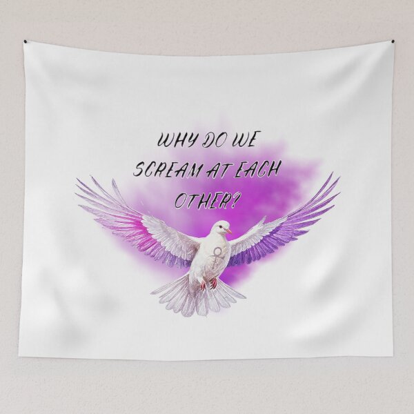 Item preview, Purple Dove of Peace designed and sold by Hen-C-Art.
