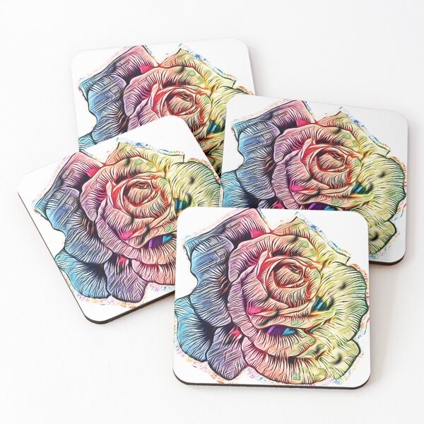 Item preview, Psychedelic Rose designed and sold by Hen-C-Art.