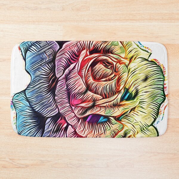 Item preview, Psychedelic Rose designed and sold by Hen-C-Art.