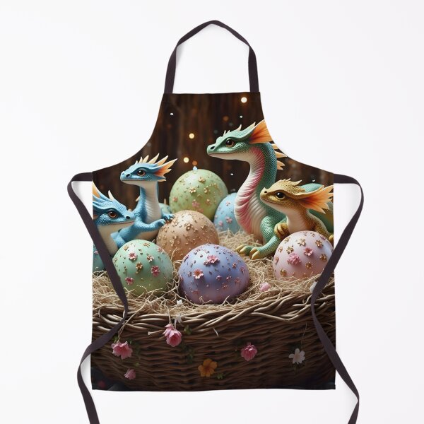 Item preview, D&D Easter Basket: Baby Dragons, Painted Eggs designed and sold by ACuriousshoppe.