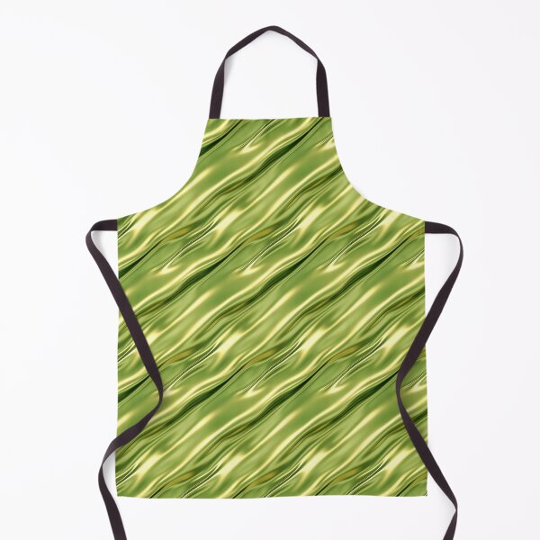 Item preview, Emerald Green Metallic Waves designed and sold by patternicco.