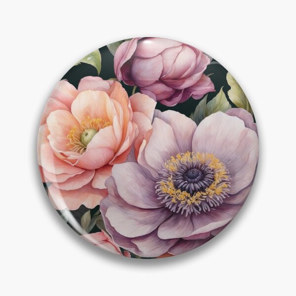Item preview, Blush Peony Watercolor Bloom designed and sold by Victoria Riabov.