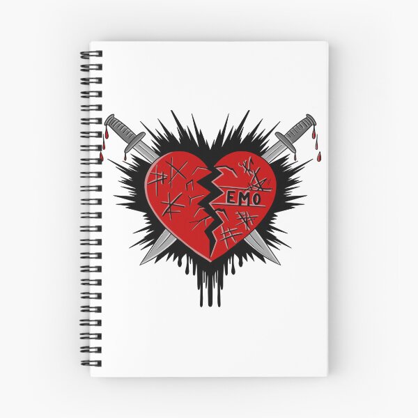 Item preview, Emo Heart designed and sold by LovesickLobotomy.