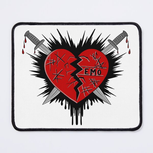 Item preview, Emo Heart designed and sold by LovesickLobotomy.