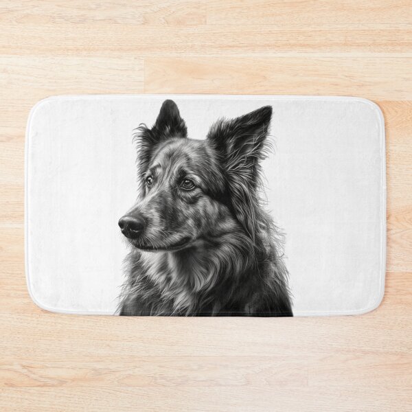 Item preview, Charcoal Style Mongrel Dog designed and sold by lascositasdetri.