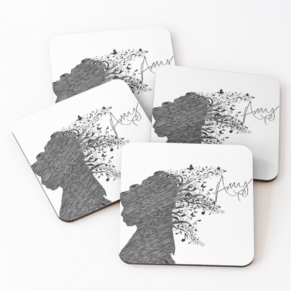 Item preview, Amy silhouette butterflies and notes signature designed and sold by Hen-C-Art.