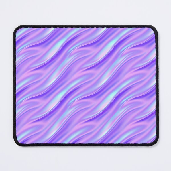 Item preview, Purple to Cyan Iridescent Metallic Waves designed and sold by patternicco.