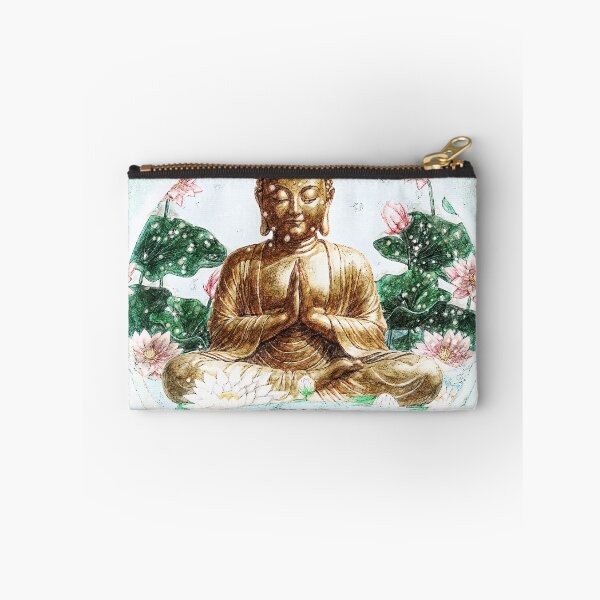 Item preview, buddha statue snow globe designed and sold by Hen-C-Art.