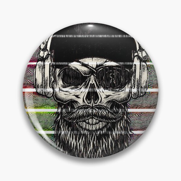 Item preview, Skullhead - Hook, headphones designed and sold by Hen-C-Art.