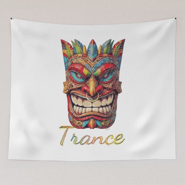 Item preview, Retro Style Tiki - Trance  designed and sold by Hen-C-Art.