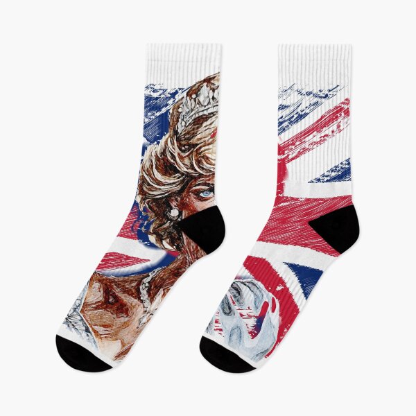 Item preview, Princess D UK flag designed and sold by Hen-C-Art.