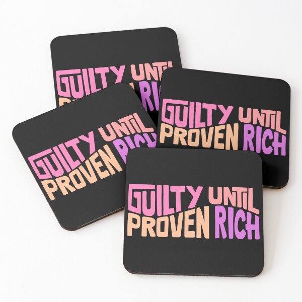 Item preview, Guilty Until Proven Rich Word Art designed and sold by Unhinged Heather.