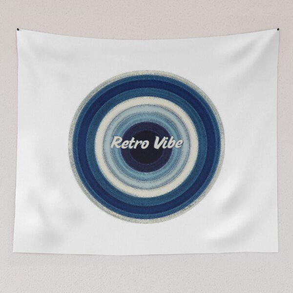 Item preview, The evil eye in a retro vibe designed and sold by Hen-C-Art.