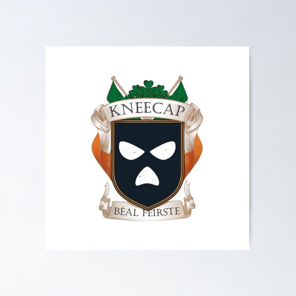 Artikel-Vorschau von Kniescheibe Béal Feirste 2025 Belfast Gaeilge Wappen, designt und verkauft von CELTIC-DESIGNS.