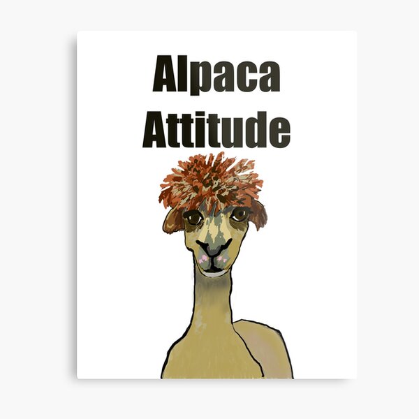 Item preview, Alpaca Attitude  designed and sold by Joyride Art and Design UK.