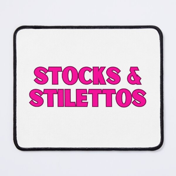 Item preview, Stocks & Stilettos Pink Business Decal designed and sold by ha11e11.