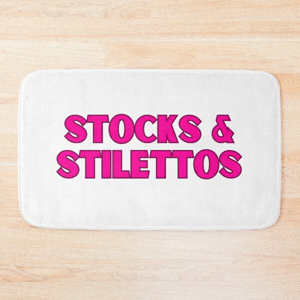 Item preview, Stocks & Stilettos Pink Business Decal designed and sold by ha11e11.