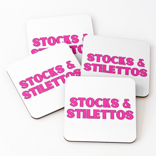 Item preview, Stocks & Stilettos Pink Business Decal designed and sold by ha11e11.