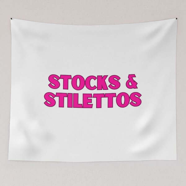 Item preview, Stocks & Stilettos Pink Business Decal designed and sold by ha11e11.