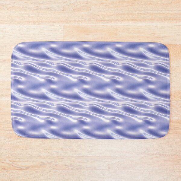 Item preview, Gradient Silver Blue Metallic Wave Texture designed and sold by patternicco.
