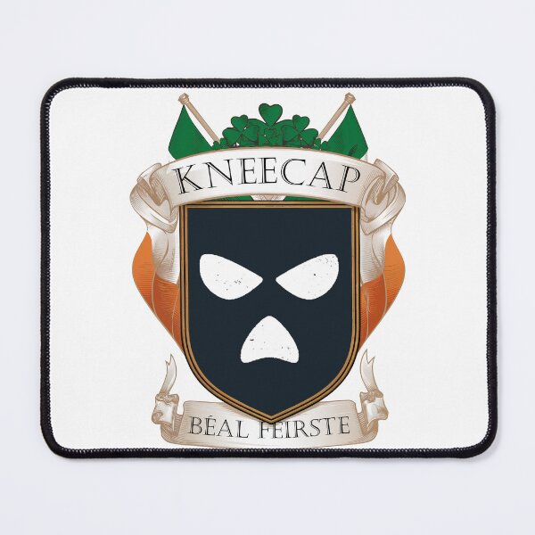 Item preview, Kneecap Béal Feirste 2025 Belfast Gaeilge Crest designed and sold by CELTIC-DESIGNS.
