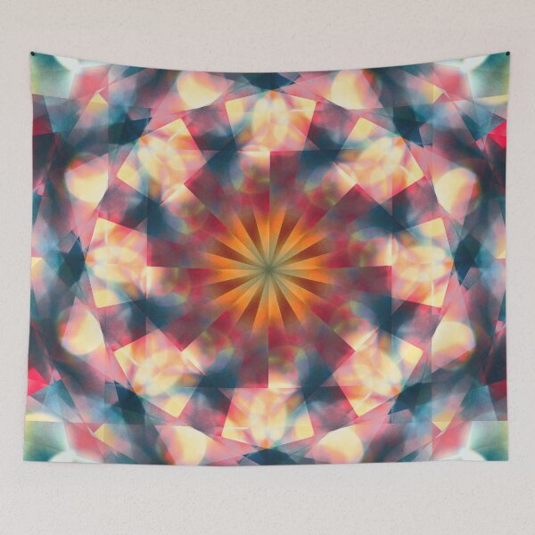 Item preview, Luminara - Mandala psicodélico prismático designed and sold by RML Art Studios.