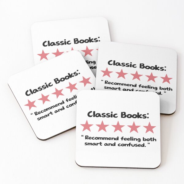 Item preview, Classic books: recommend feeling both smart and confused. designed and sold by DedsStudio.
