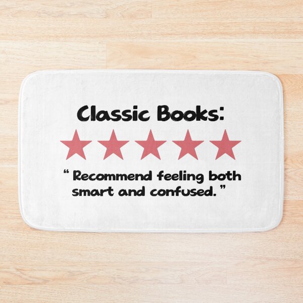 Item preview, Classic books: recommend feeling both smart and confused. designed and sold by DedsStudio.