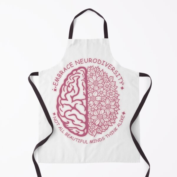 Item preview, Embrace Neurodiversity Brain Floral designed and sold by JerdbordinShop.