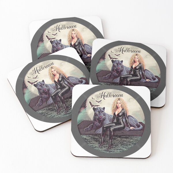 Item preview, Shakira- Black tiger Halloween vibe designed and sold by Hen-C-Art.