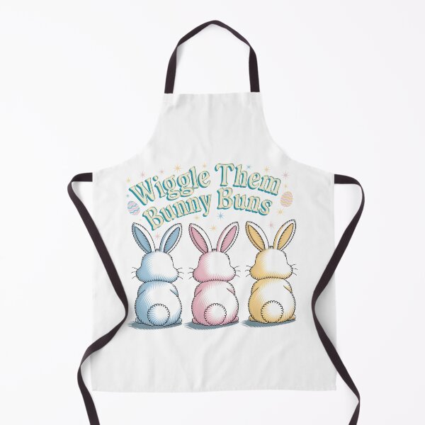 Artikelvorschau, Wiggle Them Bunny Buns – Niedliches Osterhasen-Design, Farbe 1 entworfen und verkauft von EpochFusion.