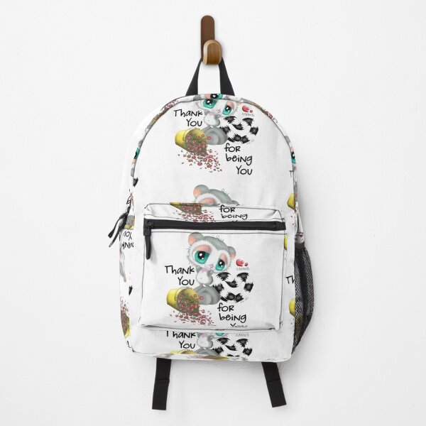 Item preview, Cute Kawaii Lemur with Flower Bucket – Thank You for Being You Clumsy Garden Gift Illustration designed and sold by Plakartis.