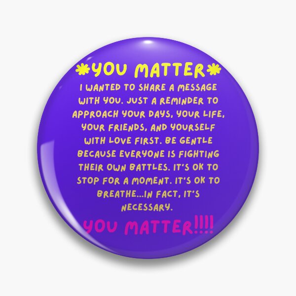 Item preview, You Matter designed and sold by Notebooking That Matters.
