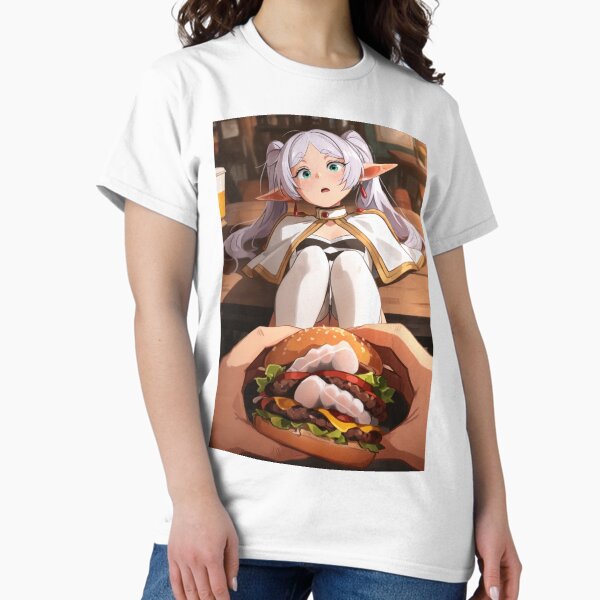 Item preview, Frieren: Beyond Journey's End- Frieren Feet Burger designed and sold by S-AbtractDesign.