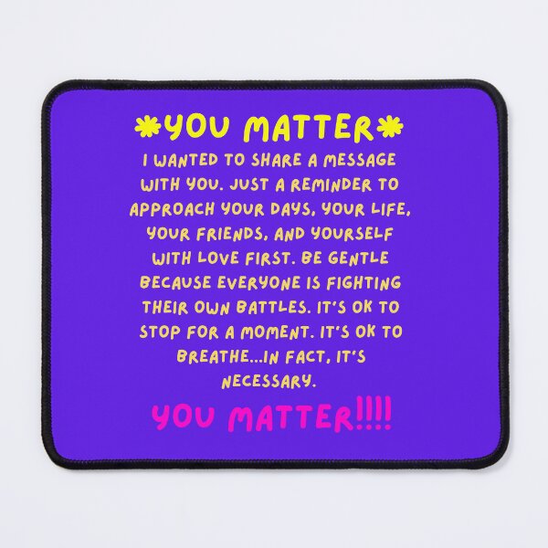 Item preview, You Matter designed and sold by Notebooking That Matters.