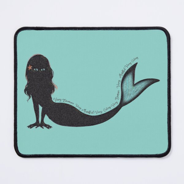 Item preview, Very Demure Very Mindful mermaid designed and sold by Hen-C-Art.