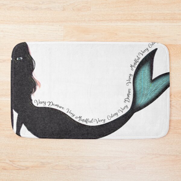 Item preview, Very Demure Very Mindful mermaid designed and sold by Hen-C-Art.