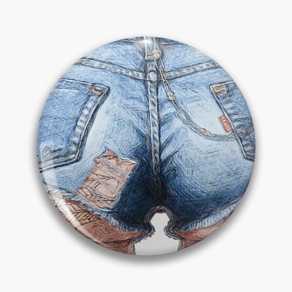 Item preview, Retro tattooed ass designed and sold by Hen-C-Art.