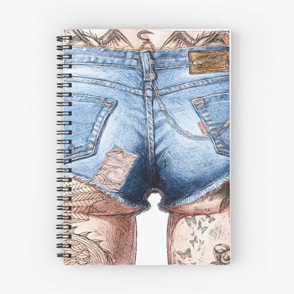 Item preview, Retro tattooed ass designed and sold by Hen-C-Art.
