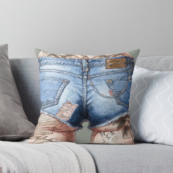 Item preview, Retro tattooed ass designed and sold by Hen-C-Art.