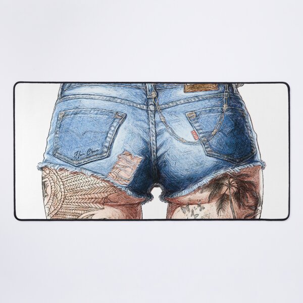 Item preview, Retro tattooed ass designed and sold by Hen-C-Art.