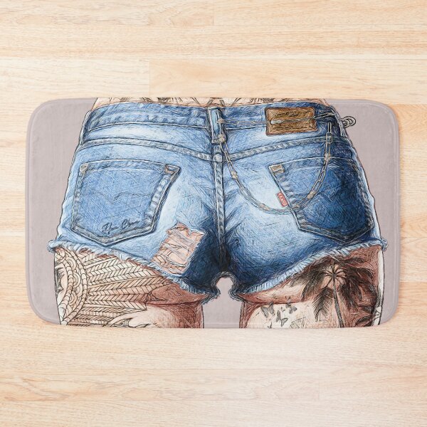 Item preview, Retro tattooed ass designed and sold by Hen-C-Art.
