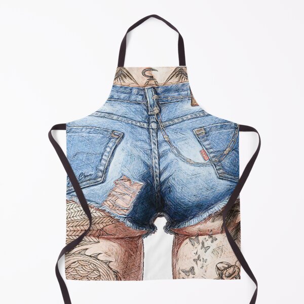 Item preview, Retro tattooed ass designed and sold by Hen-C-Art.