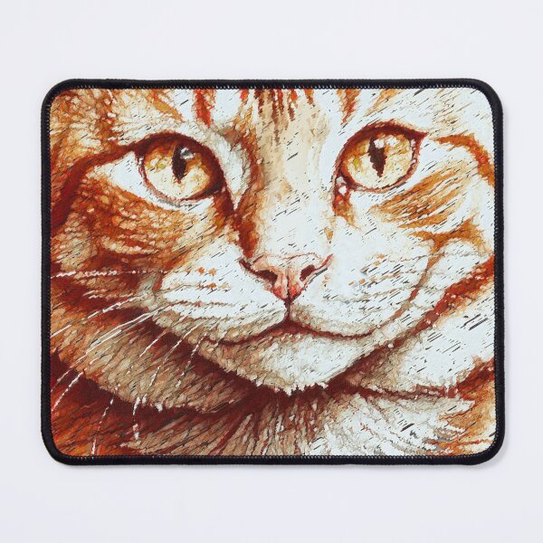 Item preview, red-haired cat designed and sold by Hen-C-Art.
