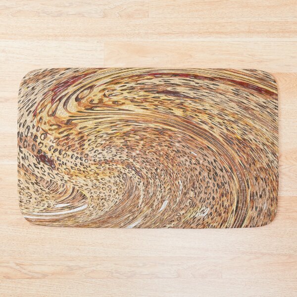 Item preview, swirling leopard print designed and sold by Hen-C-Art.