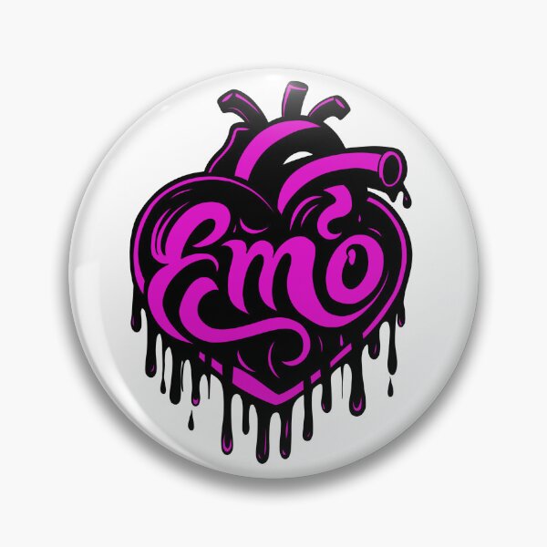Item preview, Emo Heart designed and sold by LovesickLobotomy.