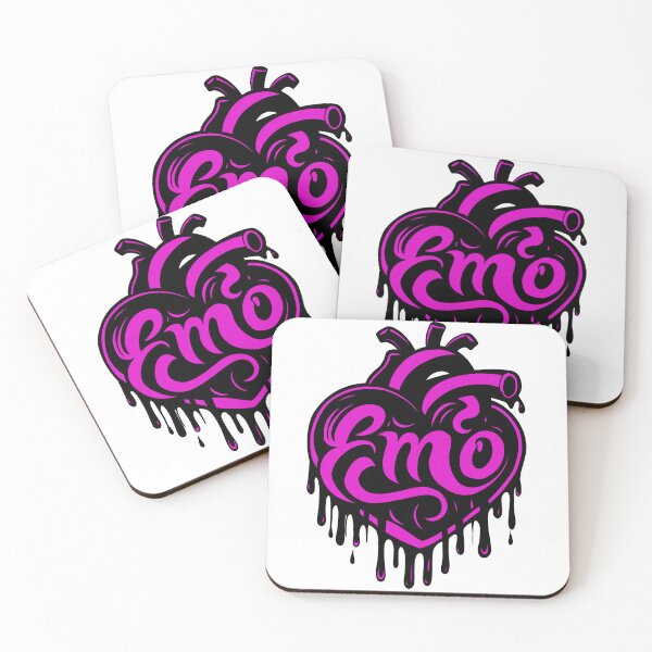 Item preview, Emo Heart designed and sold by LovesickLobotomy.
