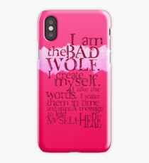 I am the BAD WOLF iPhone Case