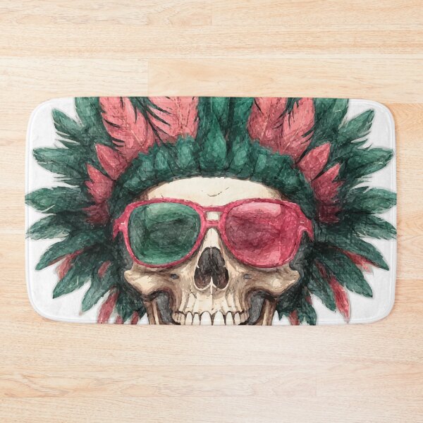 Item preview, Boho chic skull designed and sold by Hen-C-Art.