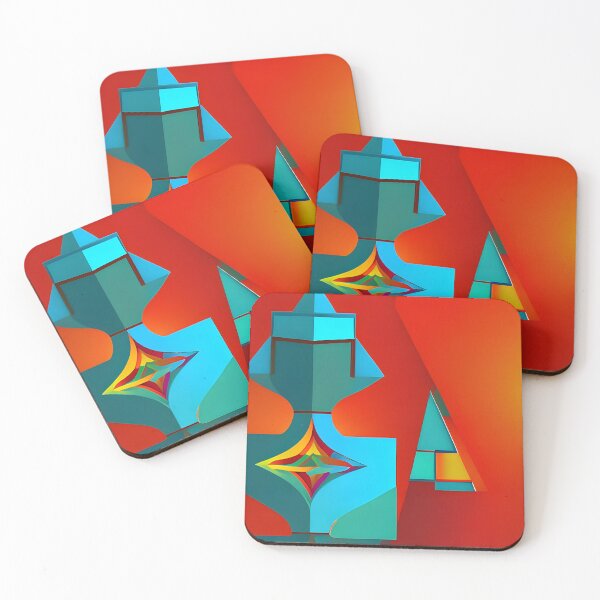 Item preview,  Geometric abstract artpiece, reality designed and sold by Coolparrotgirl.